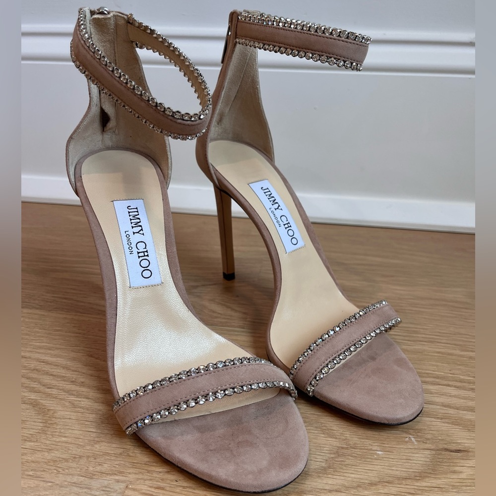 Jimmy Choo rhinestone heels